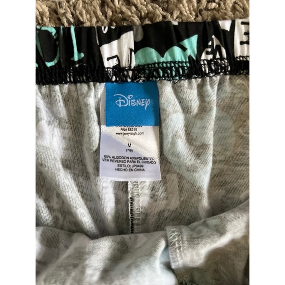 NWT Disney Women's Black Mickey & Minnie True Love Pajama‎ Pants Size Medium - Picture 5 of 8